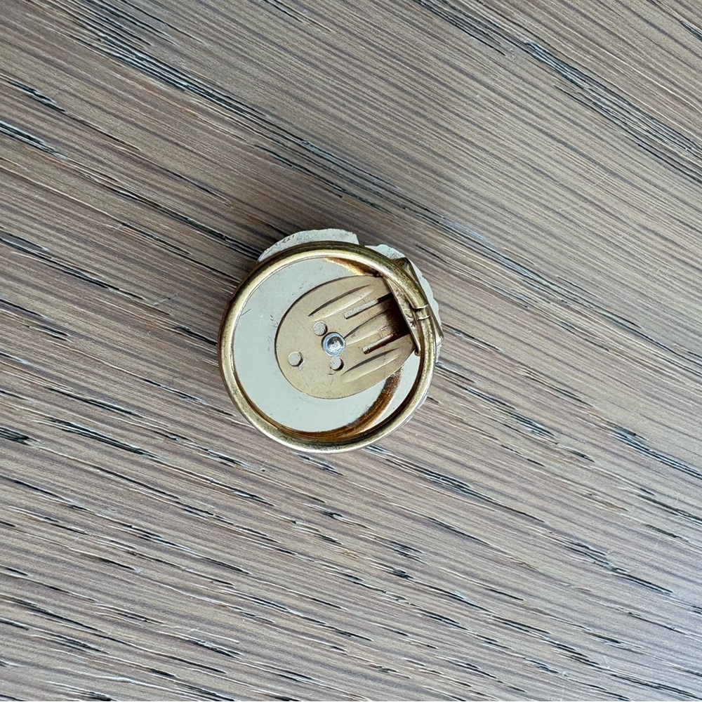 Vintage Gold-Tone Rose Scarf Clip - Picture 11 of 12